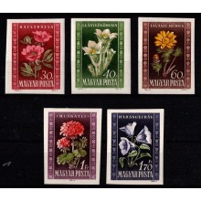 1950 - Ungarn - AFA 1087U-91U - Frimærke - Ustemplet.